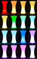 Stół z oświetleniem LED, 116x40 cm