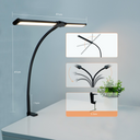 Stolná LED lampa BRILIA, svorka