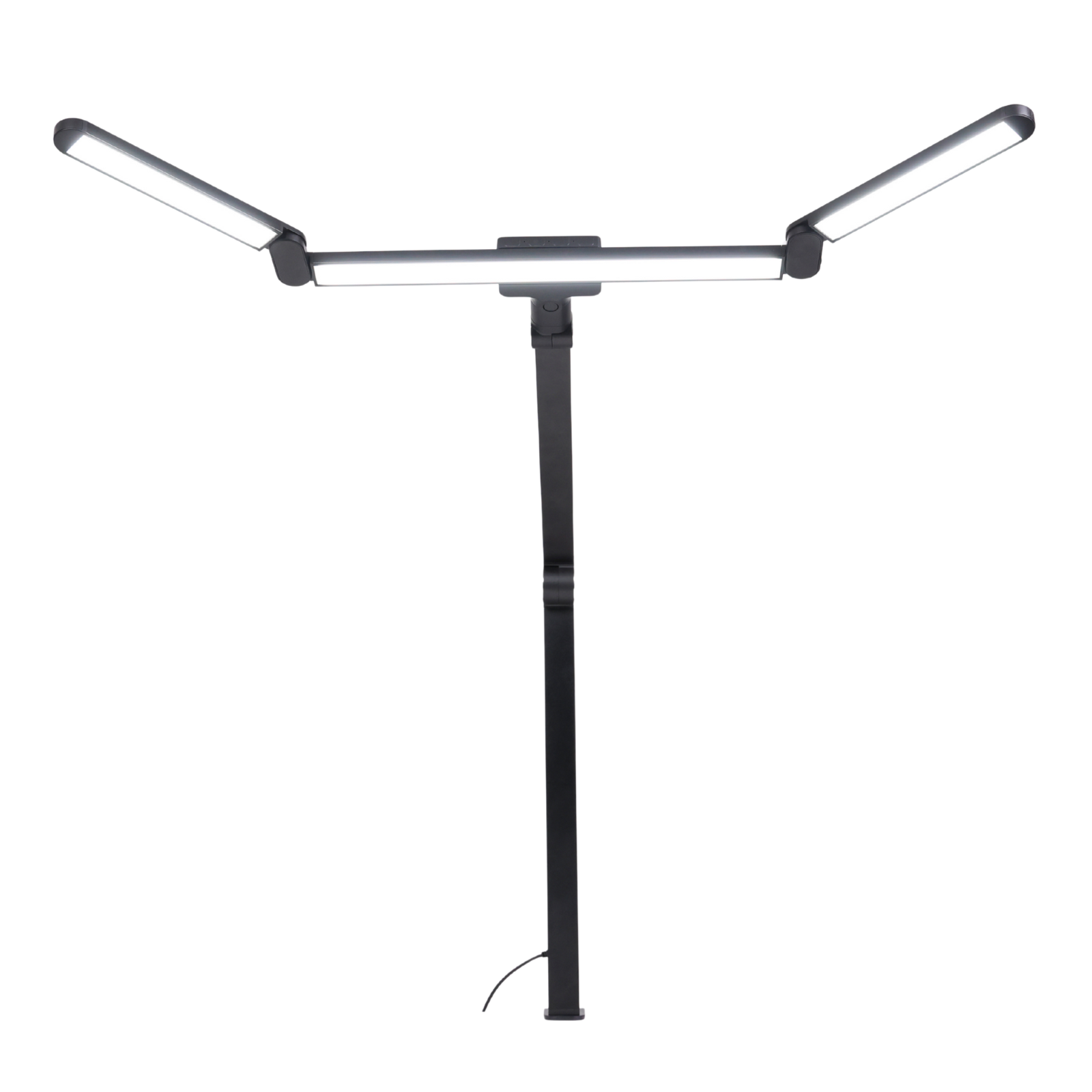 Fotografia produktu: Stolná LED lampa CLARIO, svorka, diaľkové ovládanie