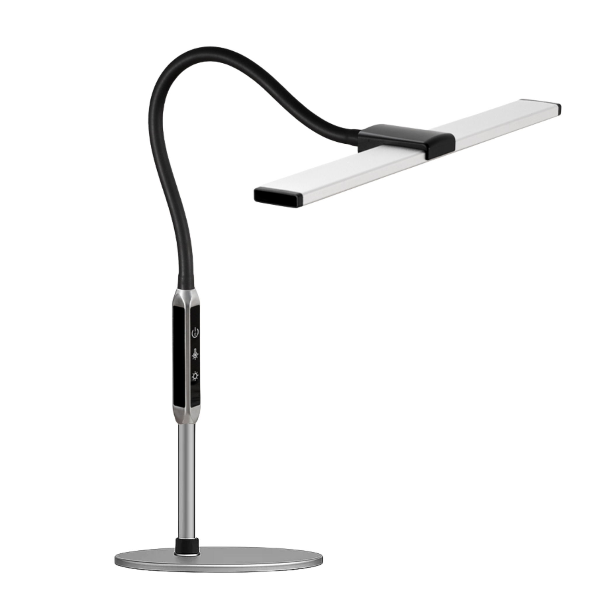 Stolná LED lampa LUCIO, základňa, diaľkový ovládač