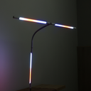 Stolná LED lampa NOX s RGBW efektmi, základňa, diaľkový ovládač
