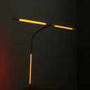 Stolná LED lampa NOX s RGBW efektmi, základňa, diaľkový ovládač