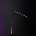 Stolná LED lampa NOX s RGBW efektmi, základňa, diaľkový ovládač