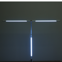 Stolná LED lampa NOX s RGBW efektmi, základňa, diaľkový ovládač