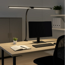 Stolní LED lampa ALVARO, svěrka, dálkový ovladač