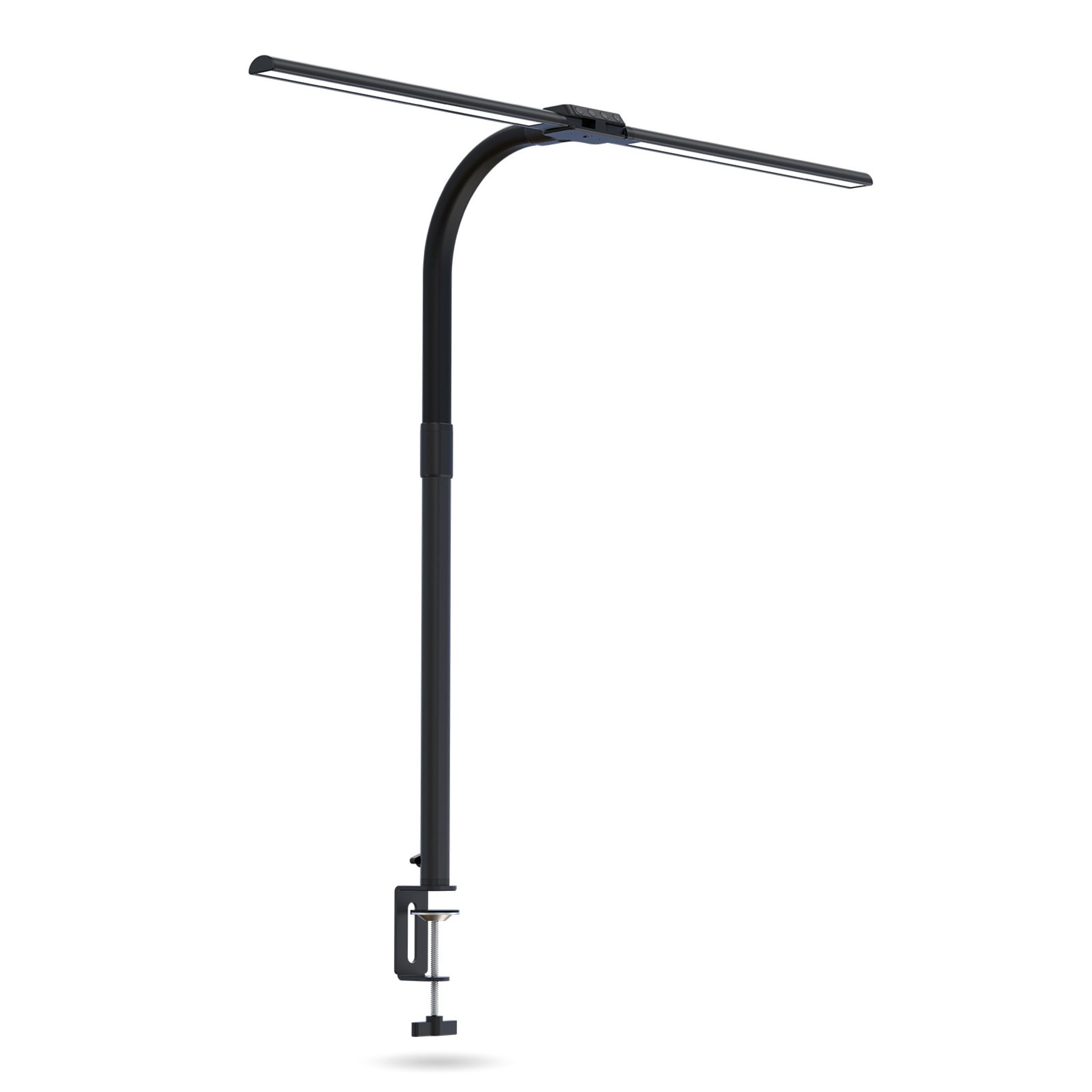 Stolní LED lampa FILO, svěrka, USB, dálkový ovladač