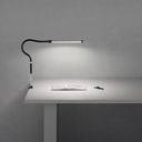 Stolní LED lampa LUCIO, svěrka, dálkový ovladač