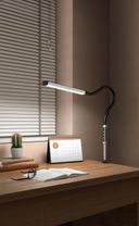 Stolní LED lampa LUCIO, svěrka, dálkový ovladač