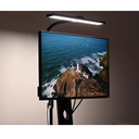 Stolní LED lampa LUCIO, svěrka, dálkový ovladač