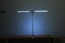 Stolní LED lampa NOX s RGBW efekty, svěrka, dálkový ovladač
