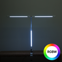 Stolní LED lampa NOX s RGBW efekty, svěrka, dálkový ovladač