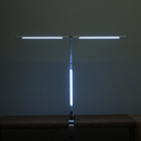 Stolní LED lampa NOX s RGBW efekty, svěrka, dálkový ovladač