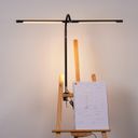 Stolní LED lampa NOX, svěrka, dálkový ovladač