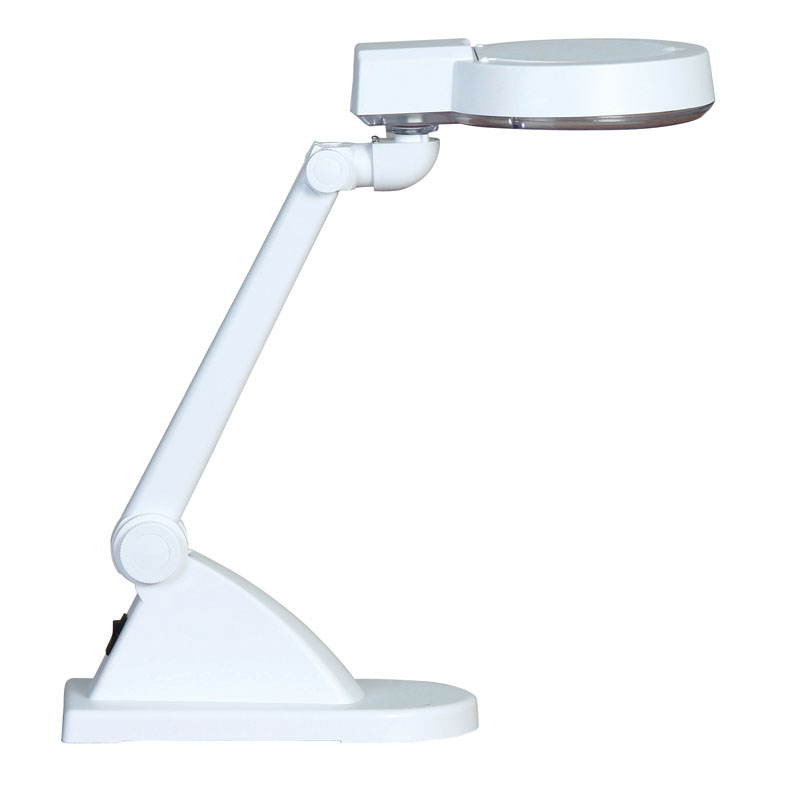 Fotografia produktu: Stolová LED lampa so zväčšovacou lupou, biela