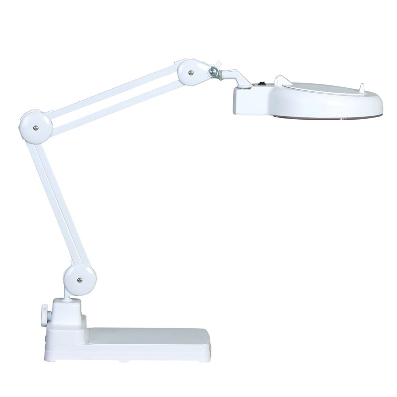Fotografia produktu: Stolová LED lampa so zväčšovacou lupou na podstavci