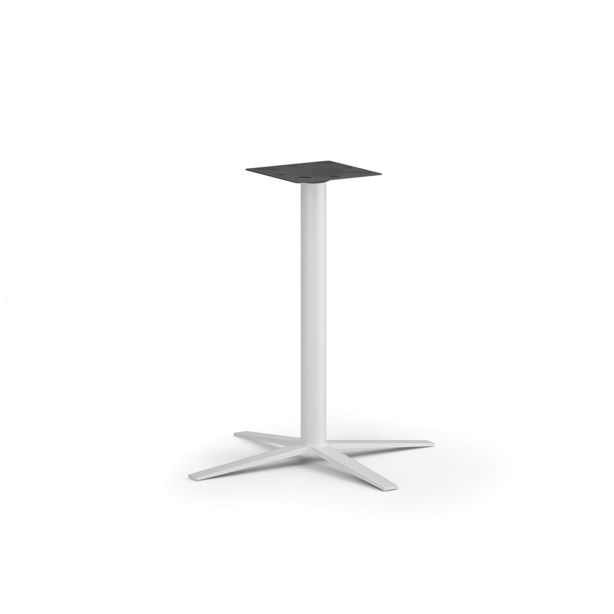 Stolová podnož AURA, 700 x 720 mm, bílá