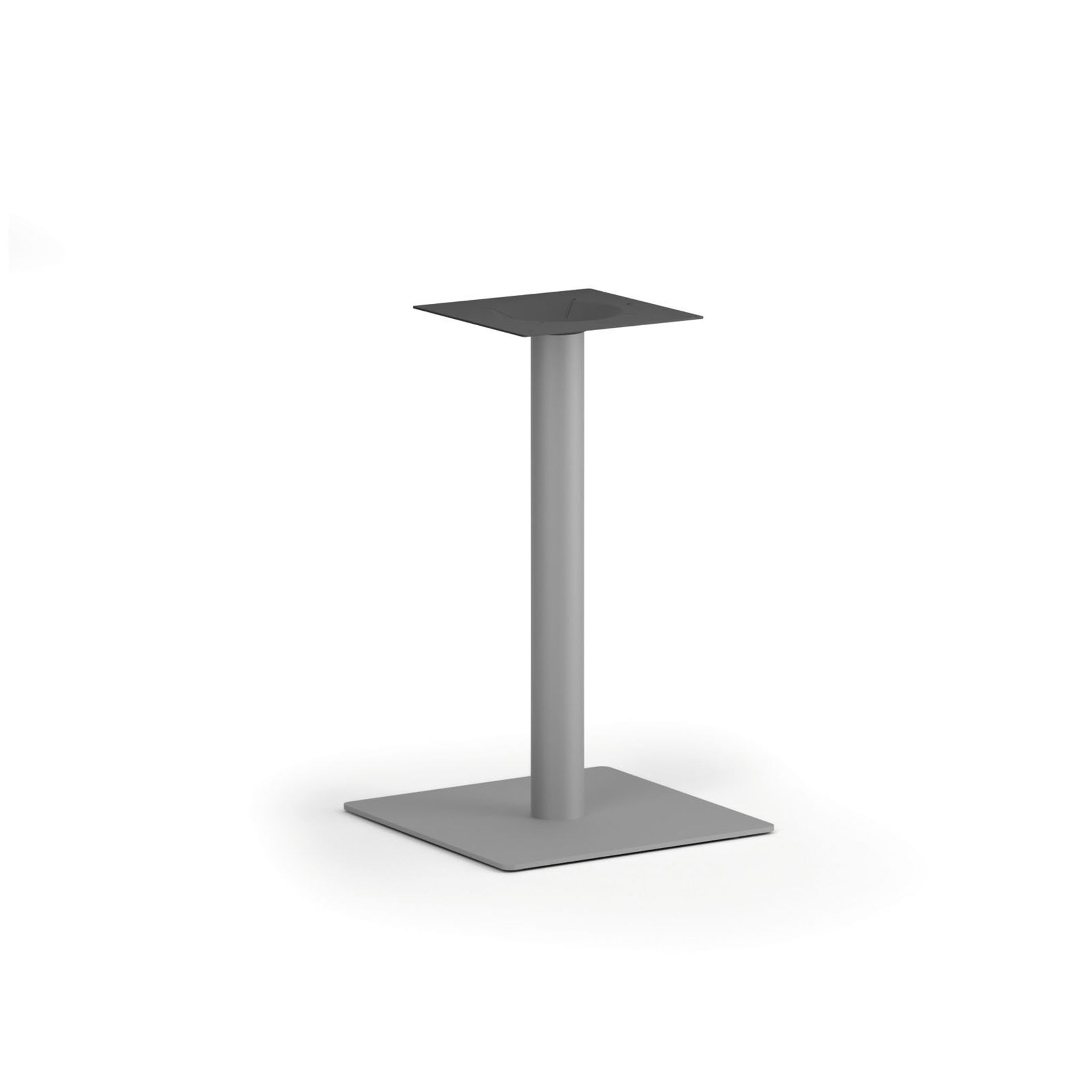 Stolová podnož ENZO, 500 x 720 mm, sivostrieborná