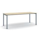 Stolová podnož SQUARE, 2000 x 800 x 725 mm, sivostrieborná