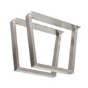 Stolová podnož VECTOR, 610 x 450 x 510 mm, nerez