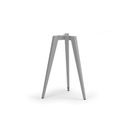 Stolová podnož VIBE, 520 x 725 mm, sivostrieborná