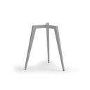 Stolová podnož VIBE, 668 x 725 mm, šedostříbrná