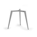 Stolová podnož VIBE, 840 x 725 mm, sivostrieborná