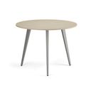 Stolová podnož VIBE, 840 x 725 mm, sivostrieborná