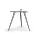 Stolová podnož ZEN, 863 x 725 mm, šedostříbrná