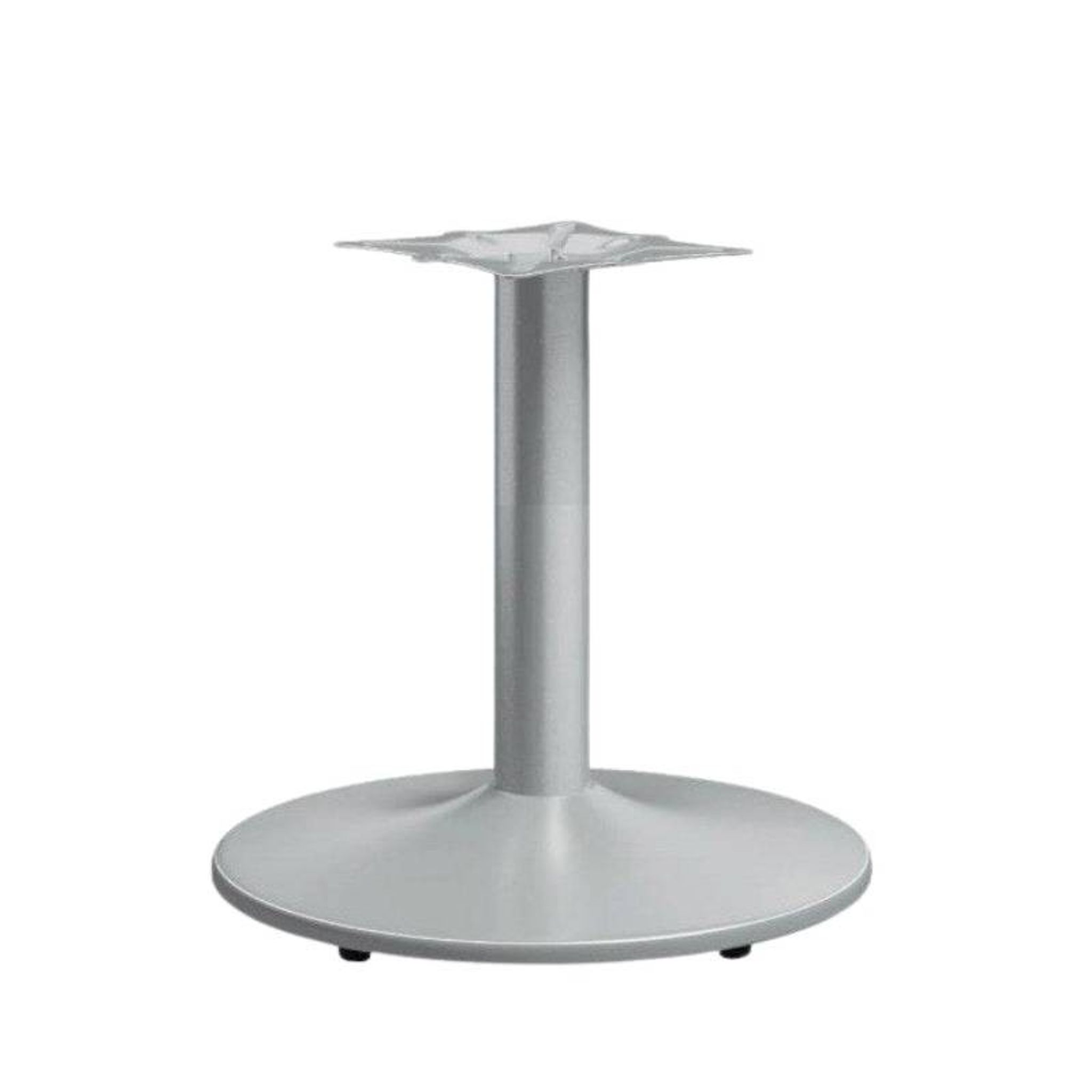 Stolová podnož ZEUS, nízka, 500 x 420 mm, sivá