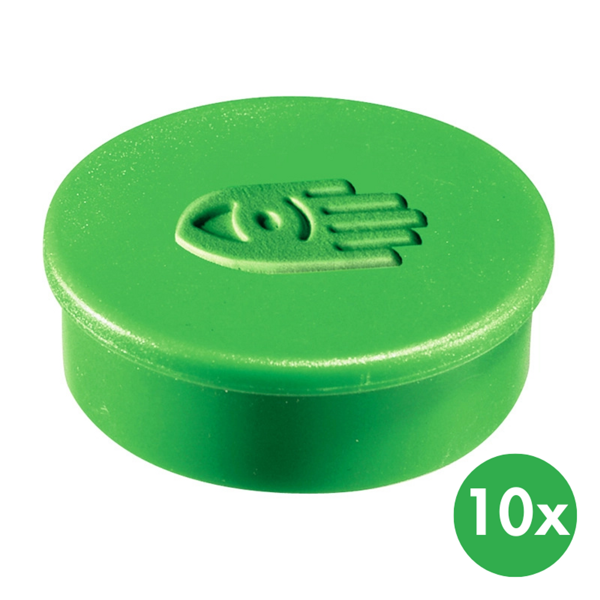 Supermagnete 35 mm, 10 Stück, grün