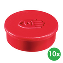 Supermagnete 35 mm, 10 Stück, rot