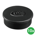 Supermagnete 35 mm, 10 Stück, Schwarz