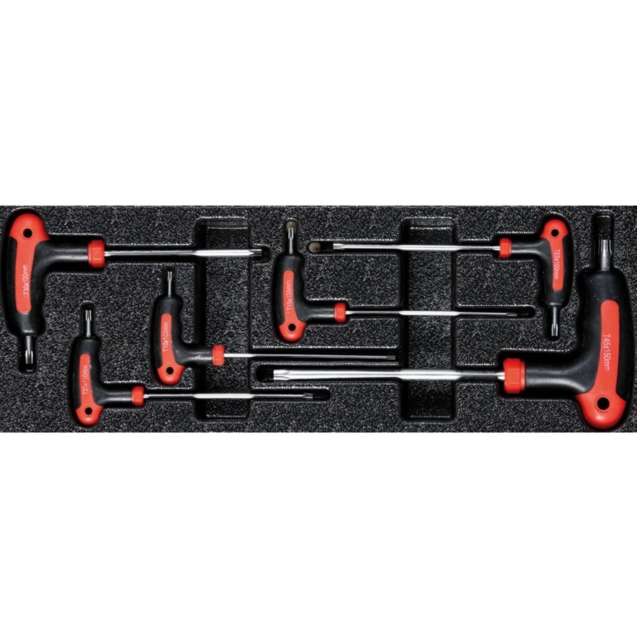 Súprava Torx kľúčov, 6 ks - vložka do zásuvky G2/G6, chróm vanádium
