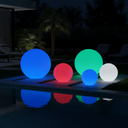 Svítící LED koule 30 cm – 6 RGB + 3 bílé