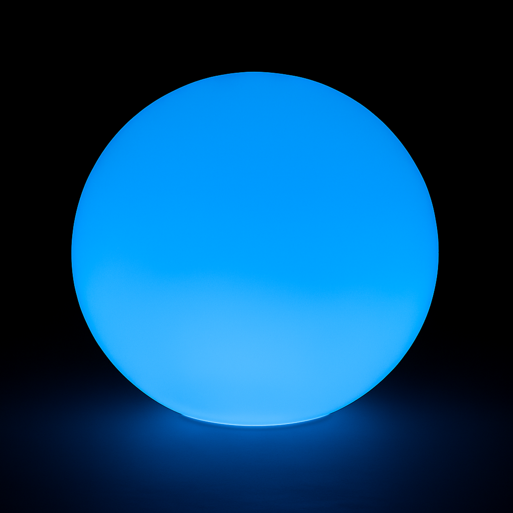 Svítící LED koule 50 cm – 18 RGB + 12 bílé