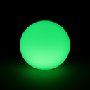 Svítící LED koule 50 cm – 18 RGB + 12 bílé