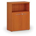 Szafa biurowa kombinowana PRIMO WOOD, 1087 x 800 x 420 mm, wiśnia