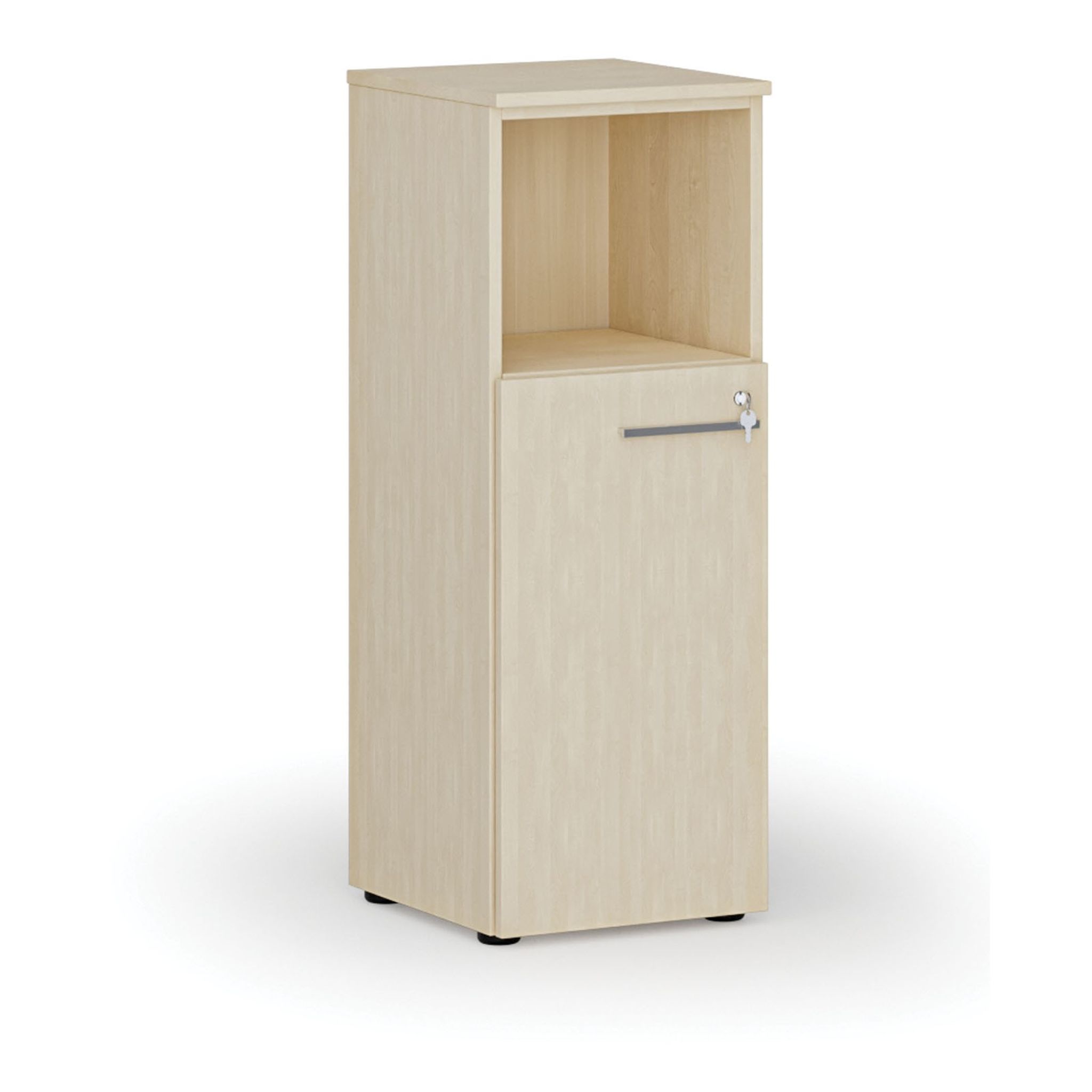 Szafa biurowa kombinowana PRIMO WOOD, 400 x 420 x 1087 mm, brzoza