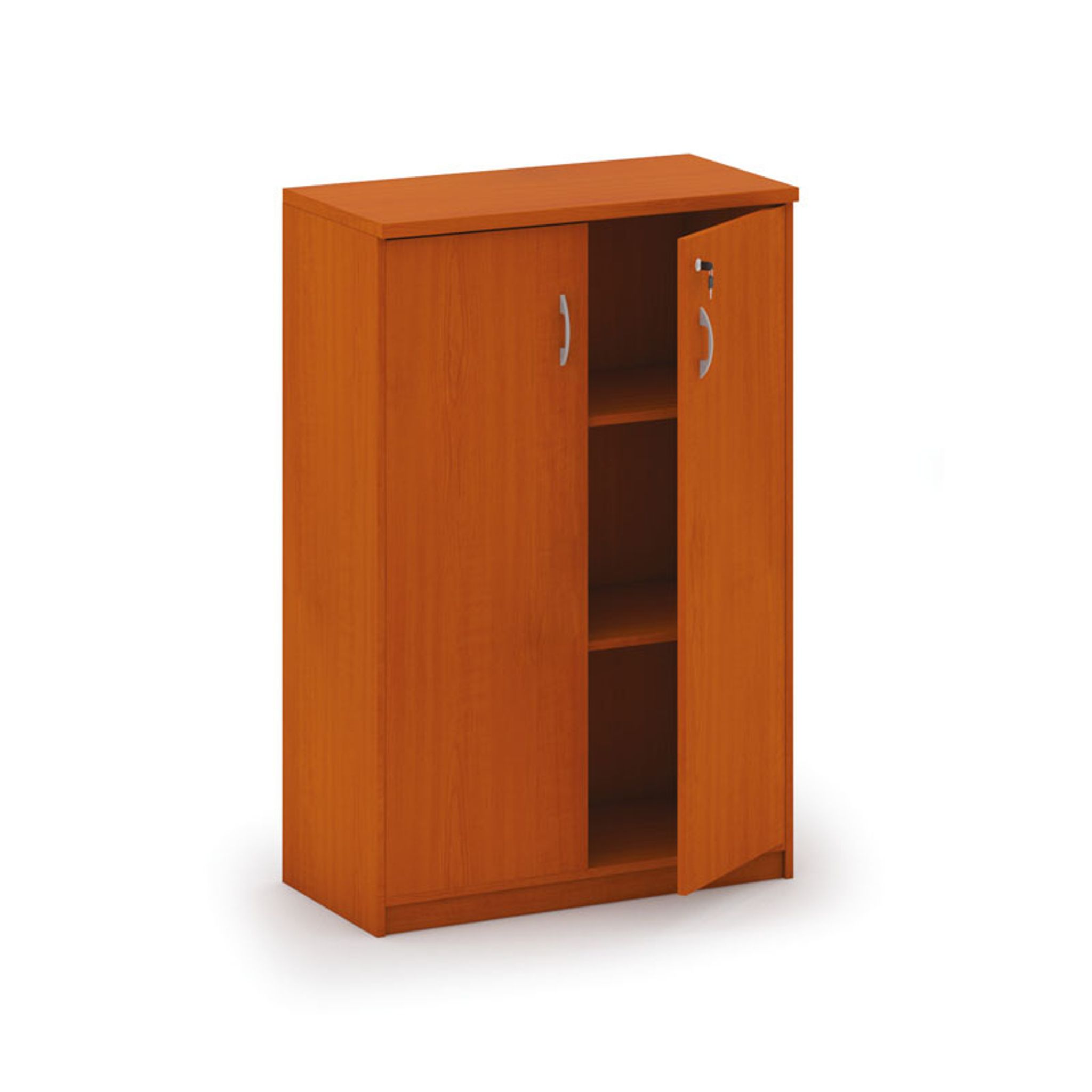 Szafa biurowa MIRELLI, 800 x 400 x 1200 mm, czereśnia