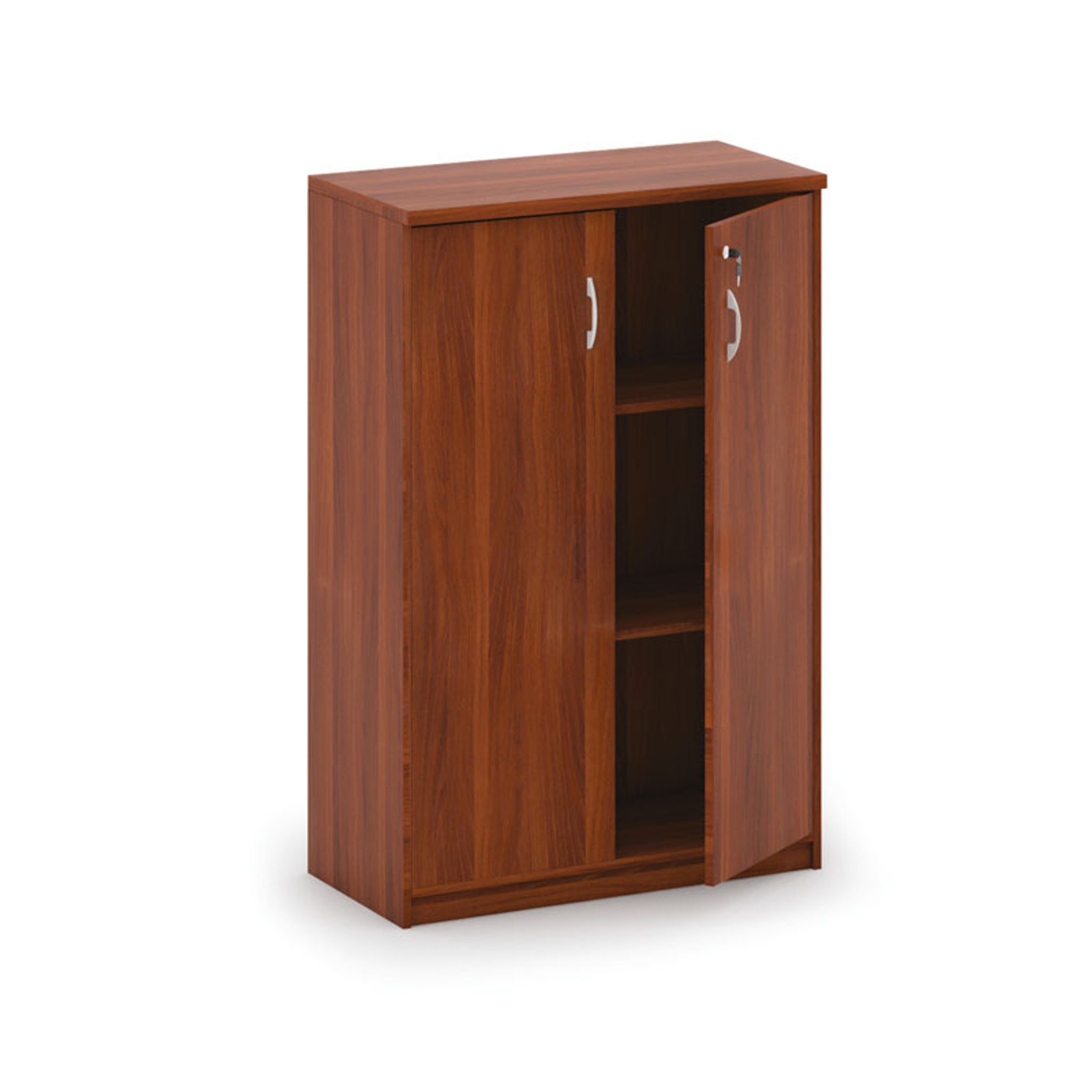 Szafa biurowa MIRELLI, 800 x 400 x 1200 mm, orzech
