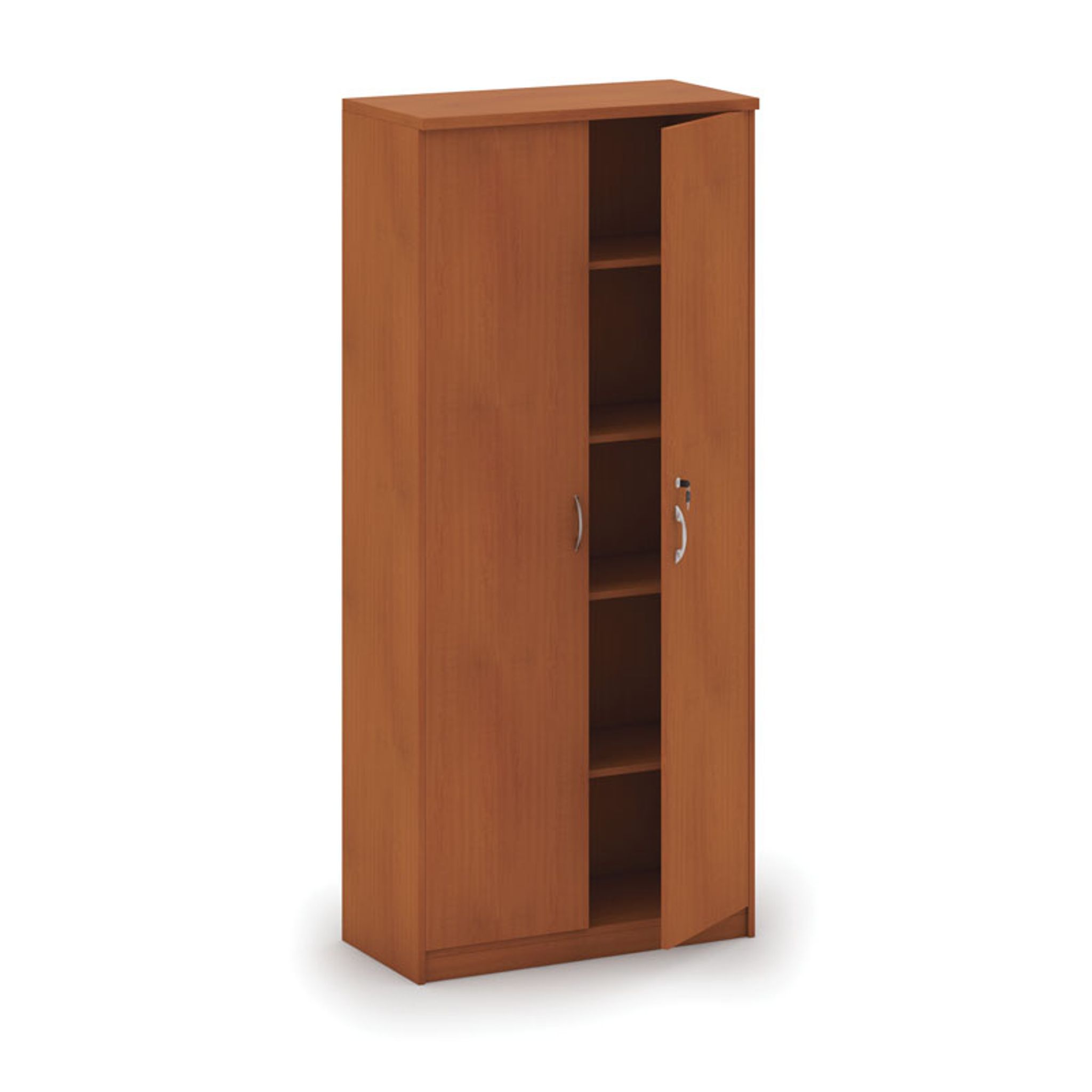Szafa biurowa MIRELLI, 800 x 400 x 1800 mm, czereśnia