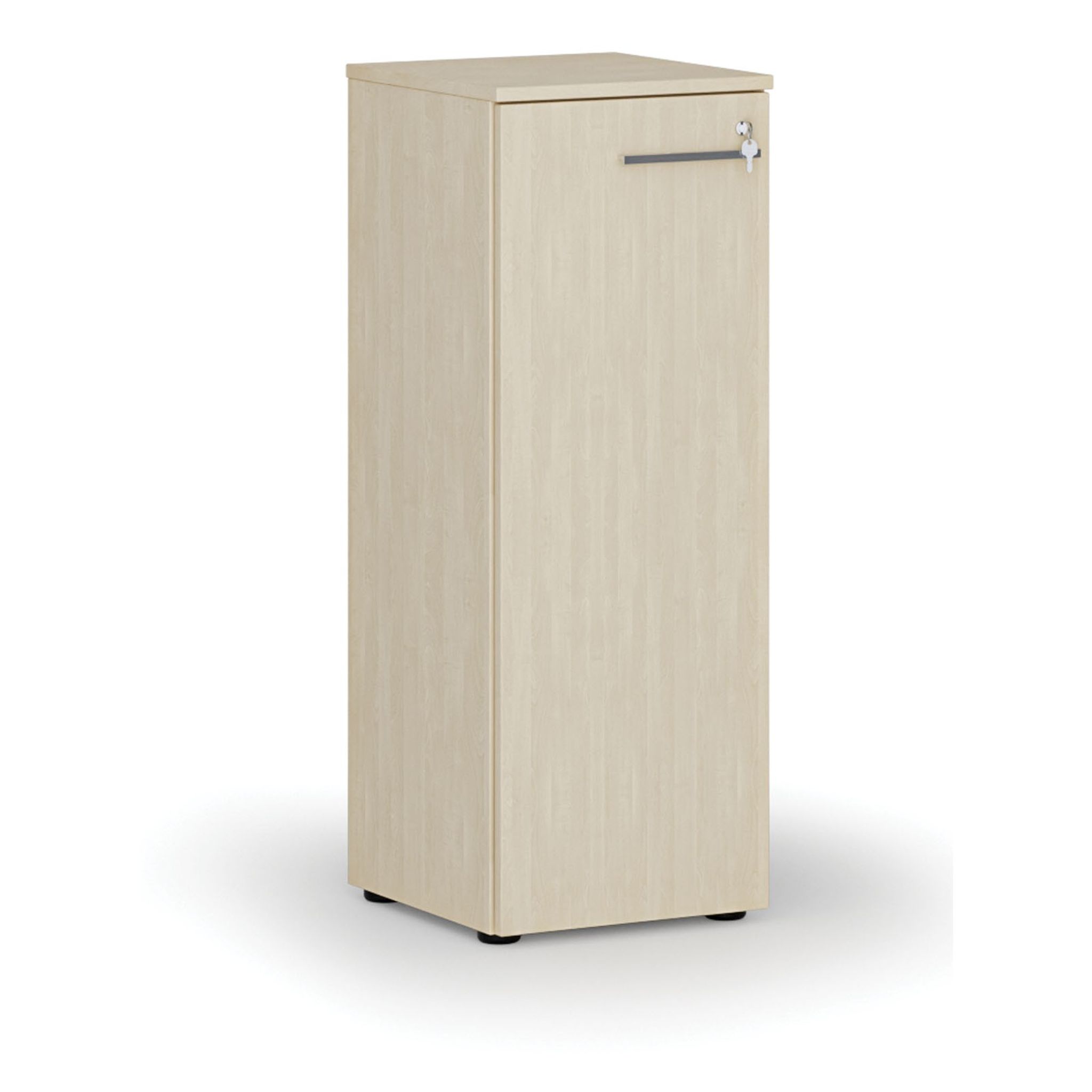 Szafa biurowa niska z drzwiami PRIMO WOOD, 400 x 420 x 1087 mm