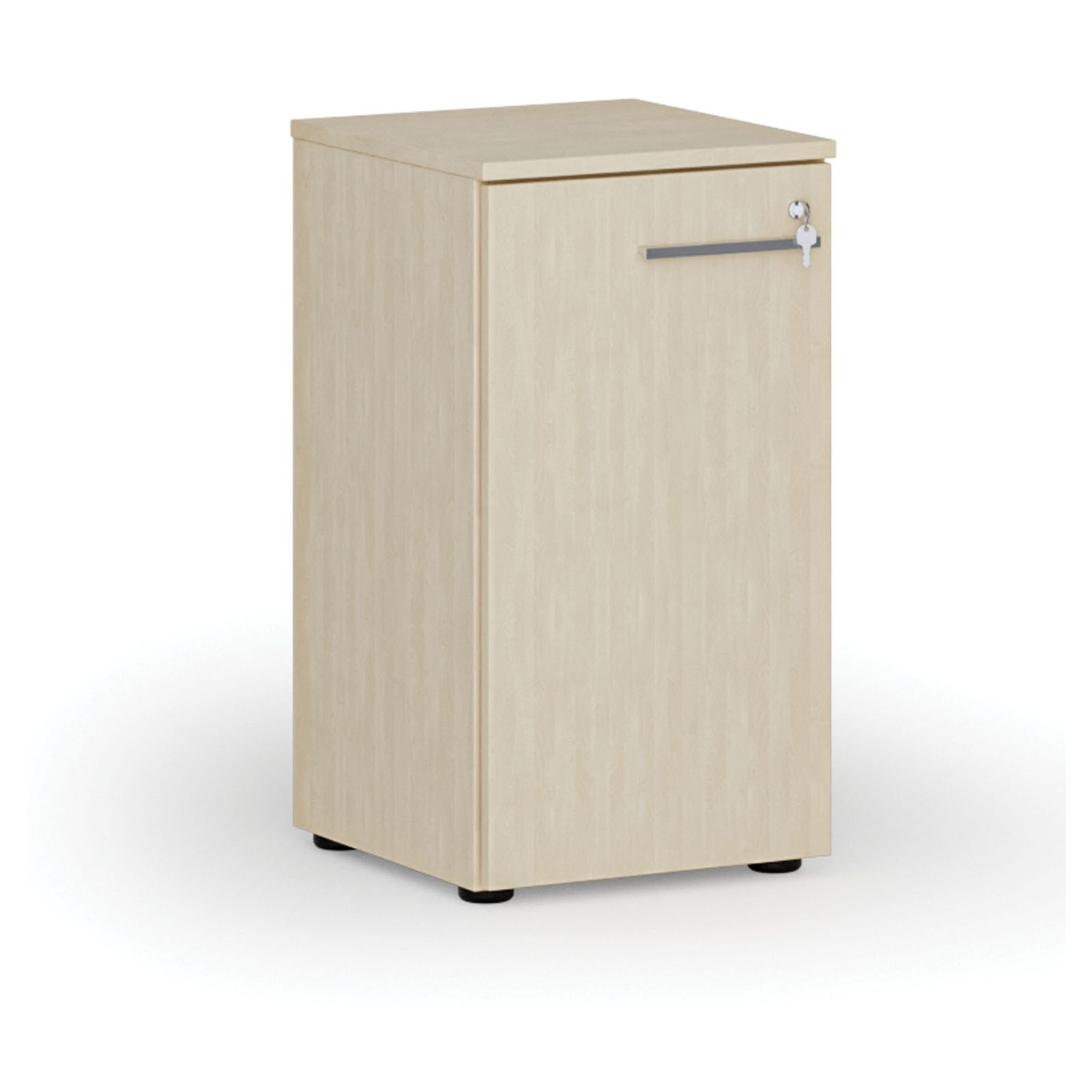 Szafa biurowa niska z drzwiami PRIMO WOOD, 400 x 420 x 740 mm