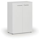 Szafa biurowa z drzwiami PRIMO WHITE, 800 x 420 x 1087 mm, biały