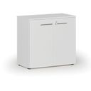 Szafa biurowa z drzwiami PRIMO WHITE, 800 x 420 x 740 mm, biały