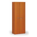 Szafa biurowa z drzwiami PRIMO WOOD, 800 x 420 x 2128 mm, wiśnia