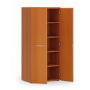 Szafa biurowa z drzwiami PRIMO WOOD, 800 x 500 x 1781 mm, czereśnia