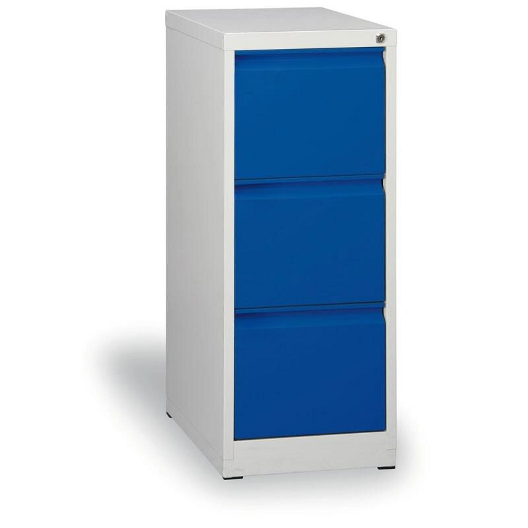 Szafa kartotekowa A4, 3 szuflady, cała pomarańczowa, wys. 1020 mm