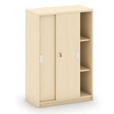 Szafa przesuwna MIRELLI, 800 x 400 x 1200 mm, brzoza