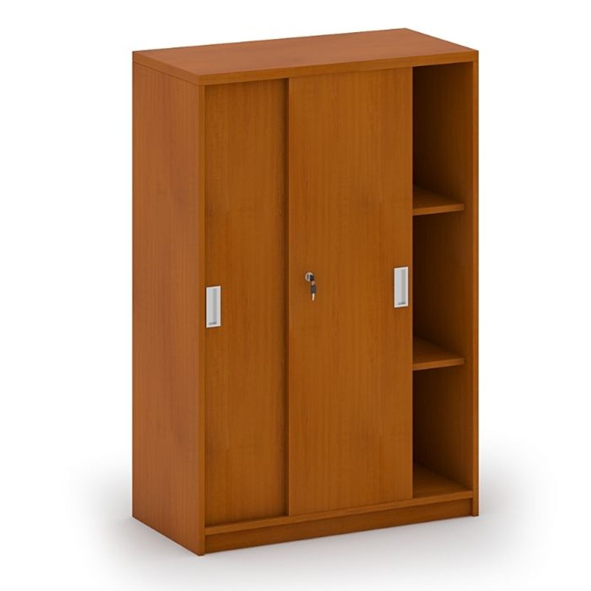 Szafa przesuwna MIRELLI, 800 x 400 x 1200 mm, czereśnia